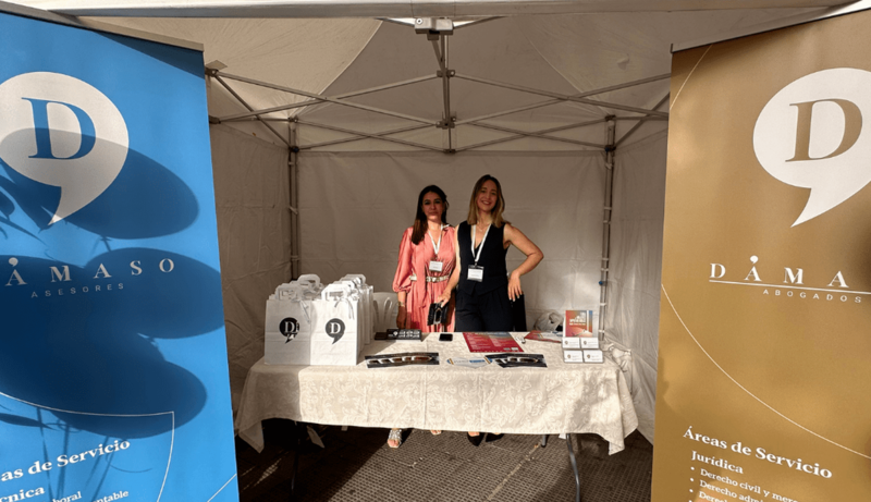 Puesto de Dámaso Abogados y Asesores en la I Feria de Mujeres Emprendedoras/TA.